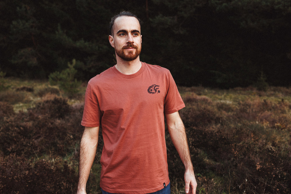 T-shirt Fox Rusty Brown