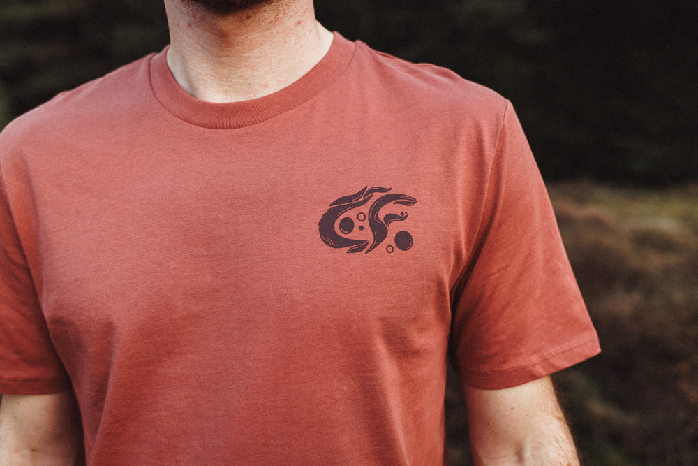 T-shirt Fox Rusty Brown