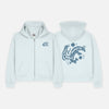 Women Zipped Hoodie Fox Ice