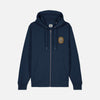 Zipped Hoodie Volcanic Sunset Navy