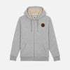 Hoodie Sherpa – Light Gray Unisex