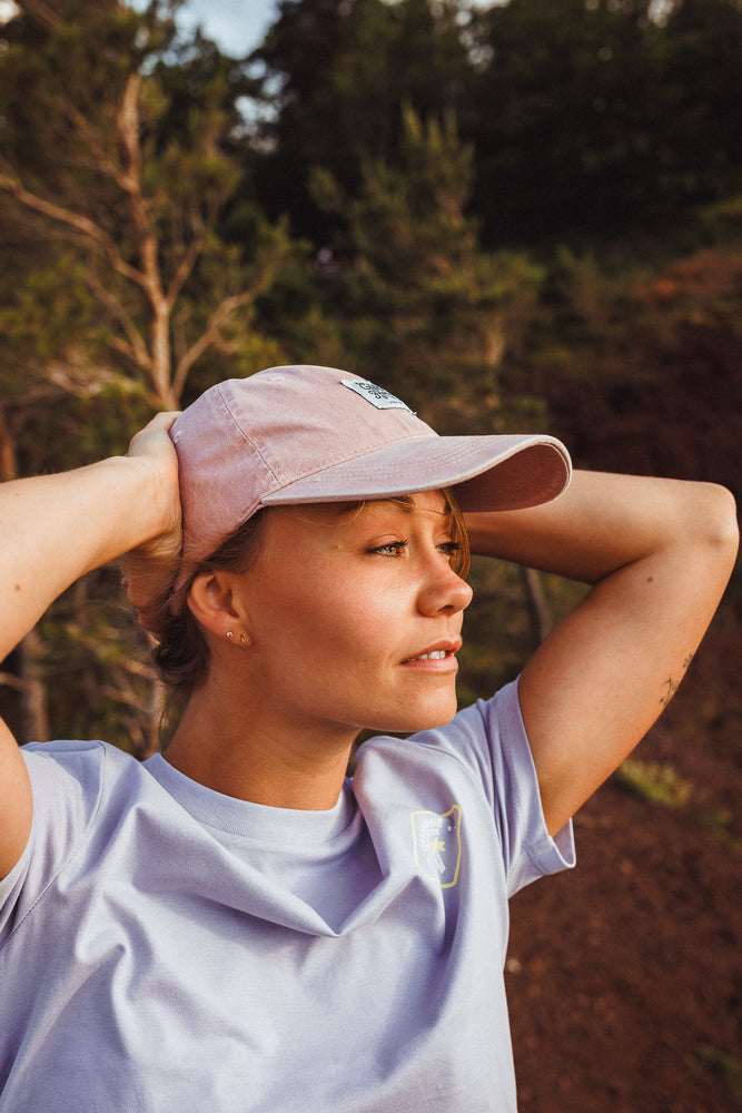 Women T-shirt Palms Sign Lavender