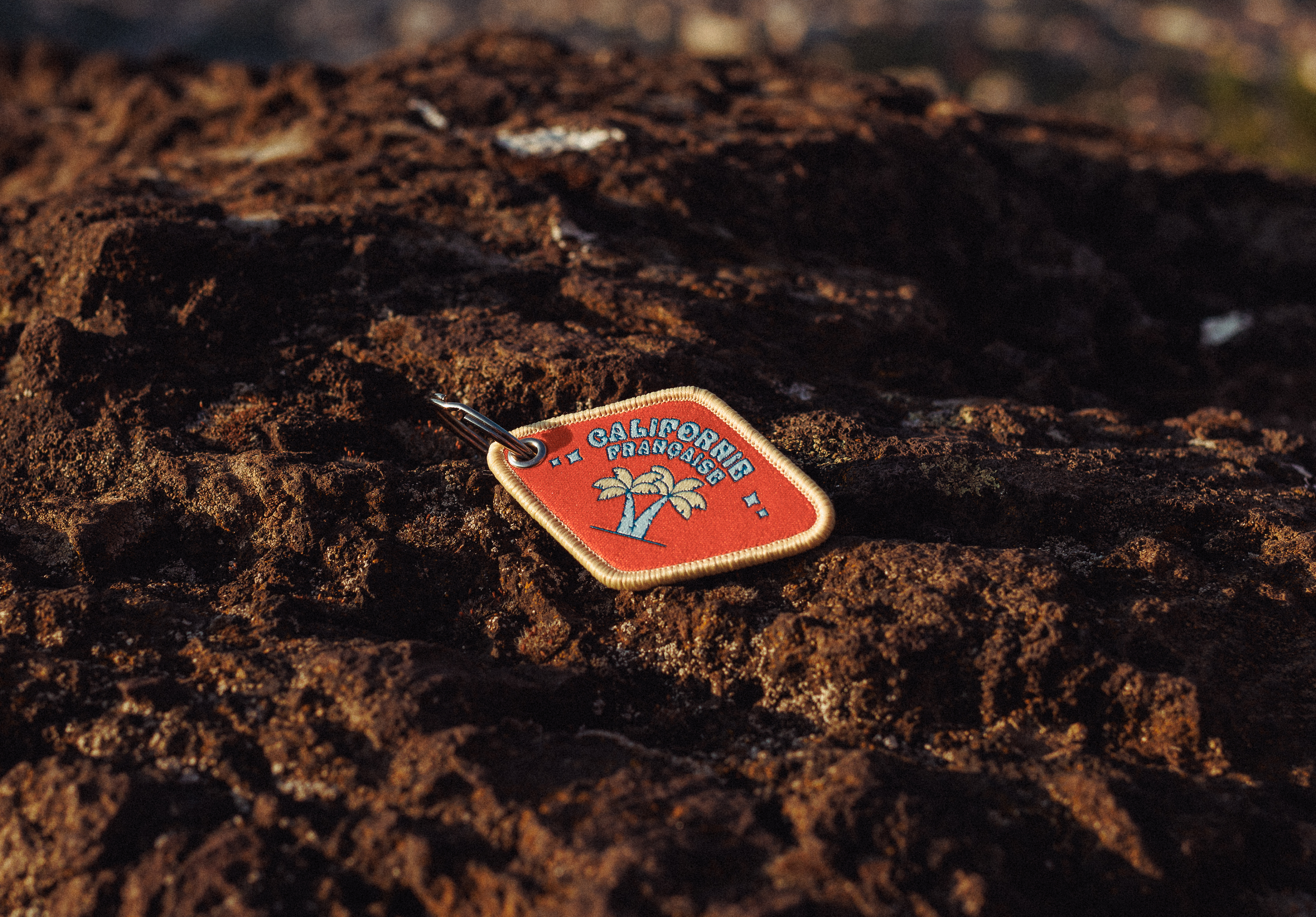 Palm Sign Key Ring Orange