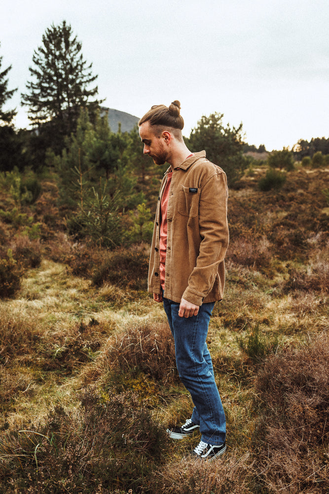 Corduroy Overshirt Camel