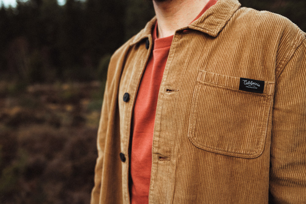 Corduroy Overshirt Camel