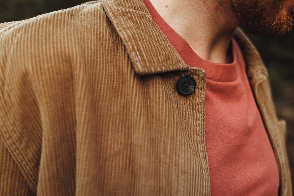 Corduroy Overshirt Camel