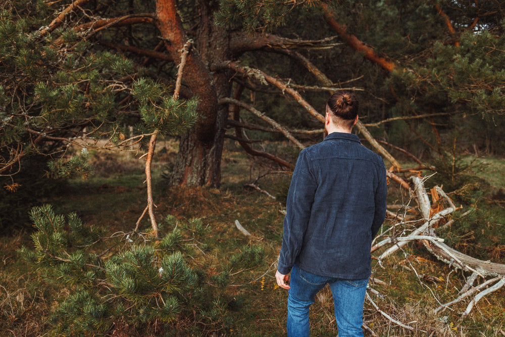 Corduroy Overshirt Navy