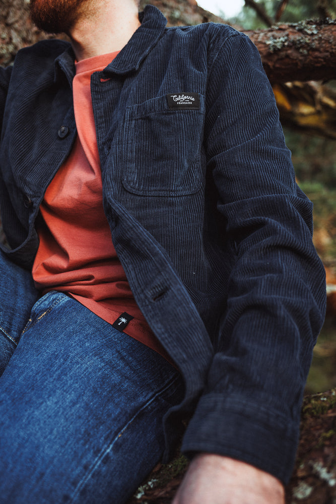 Corduroy Overshirt Navy