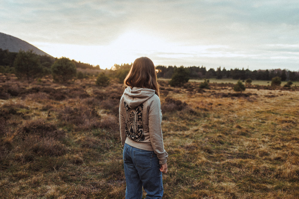 Women Hoodie Stay Wild Sand