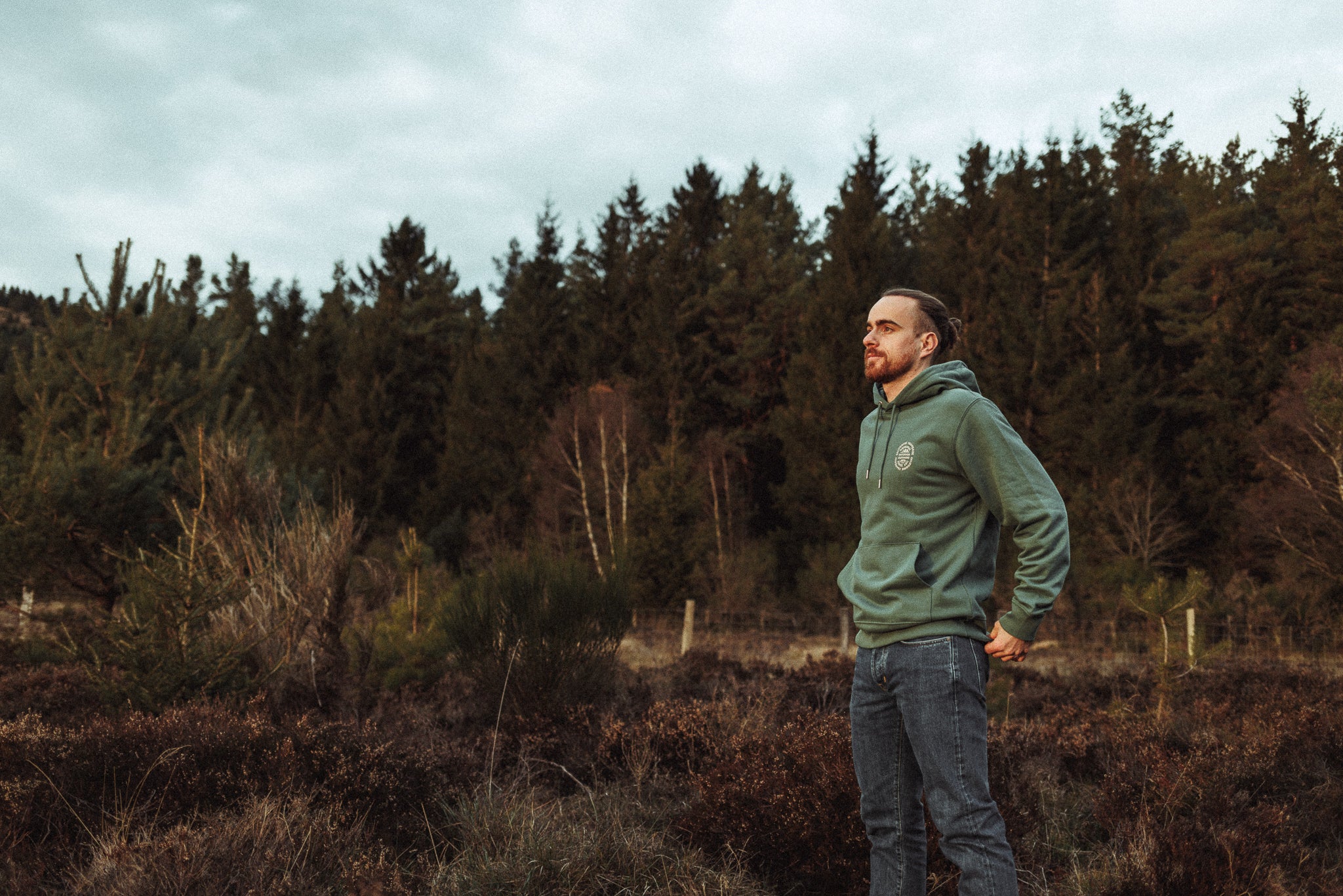 Hoodie Bivouac Slate Green