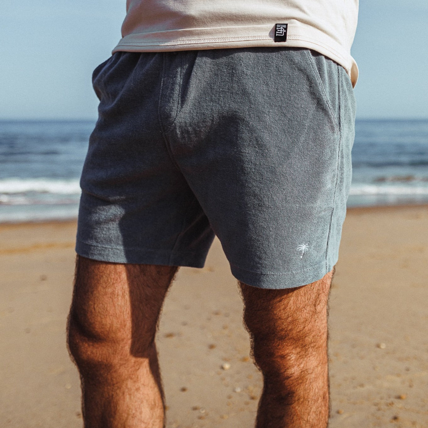 Towel Shorts Gray