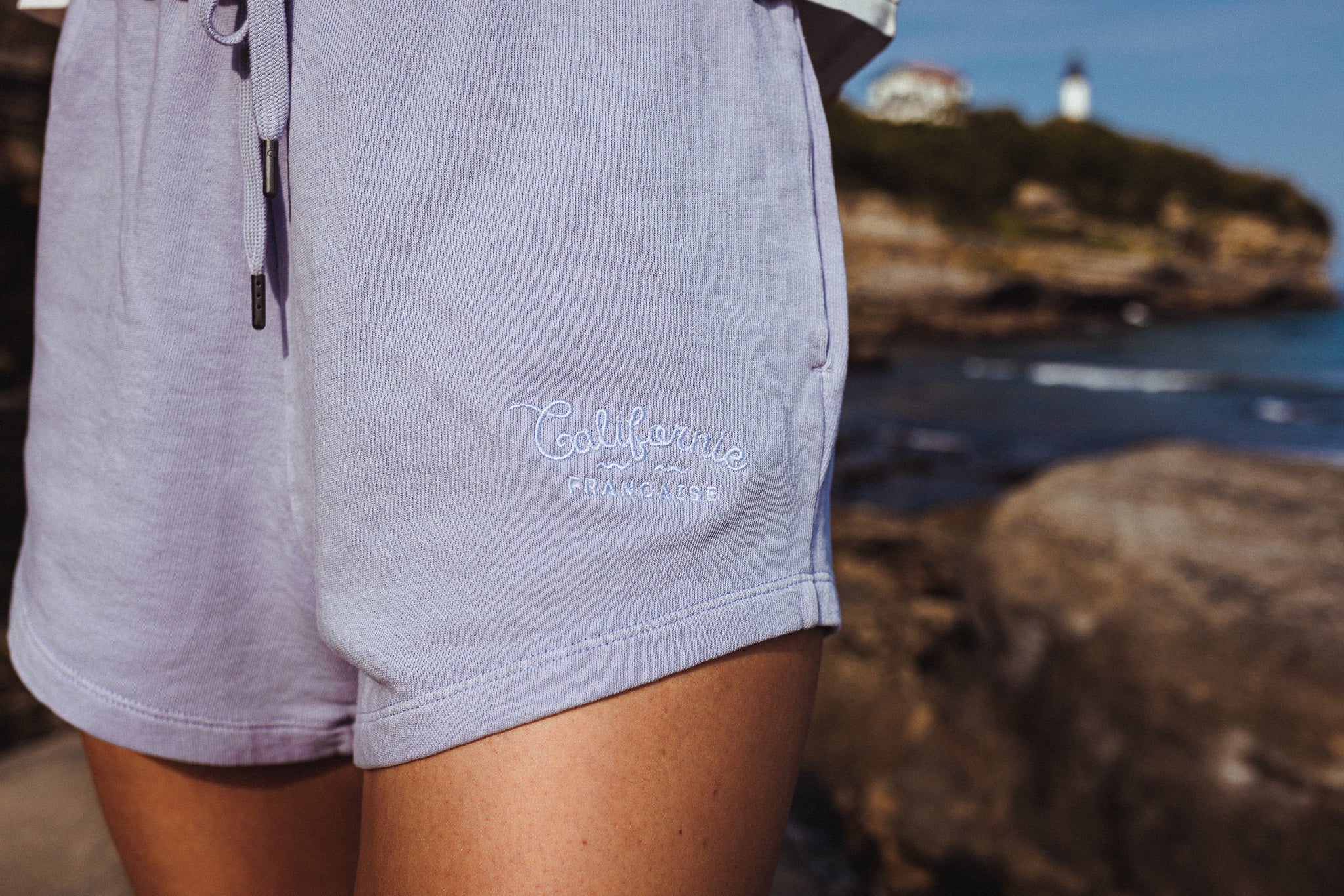 Women Shorts Lavender