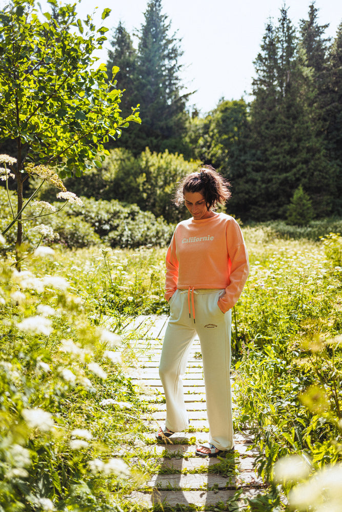 Women Jogging Pants Ivory