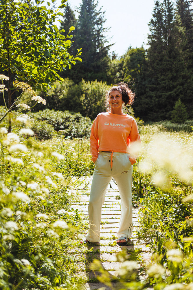 Women Jogging Pants Ivory