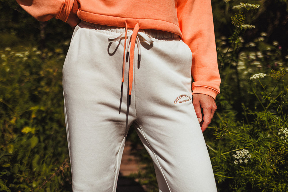 Women Jogging Pants Ivory