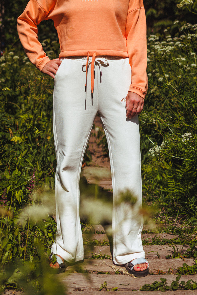 Women Jogging Pants Ivory