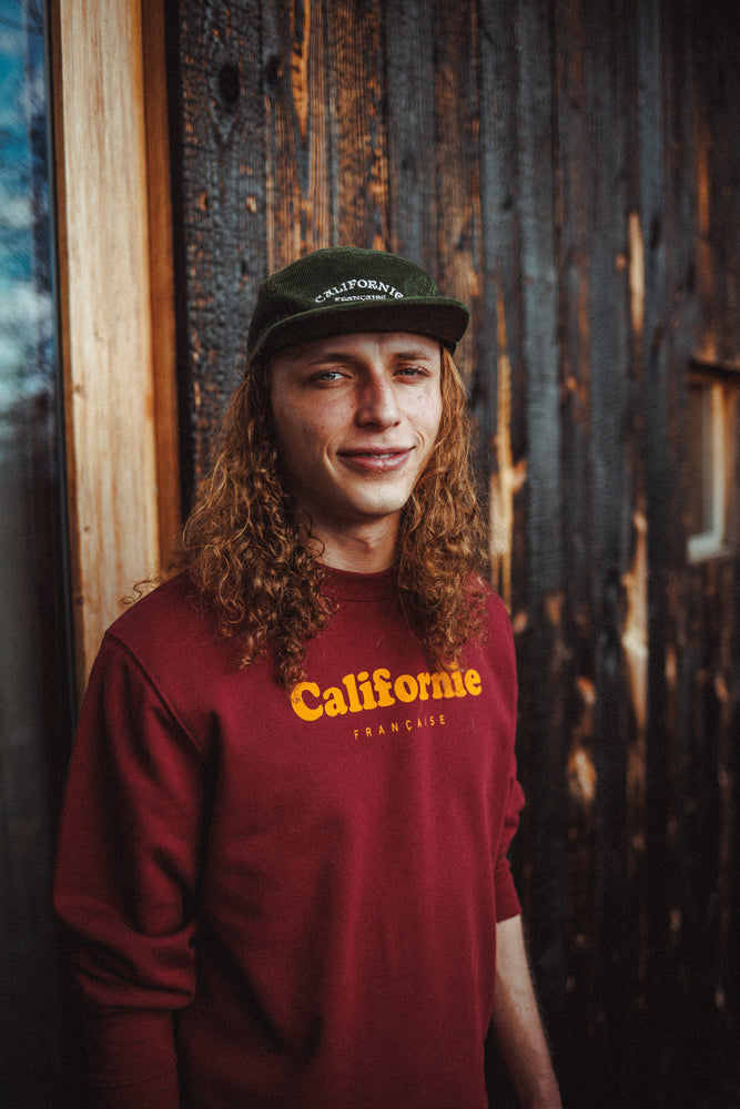 Crewneck Vintage Logo Burgundy