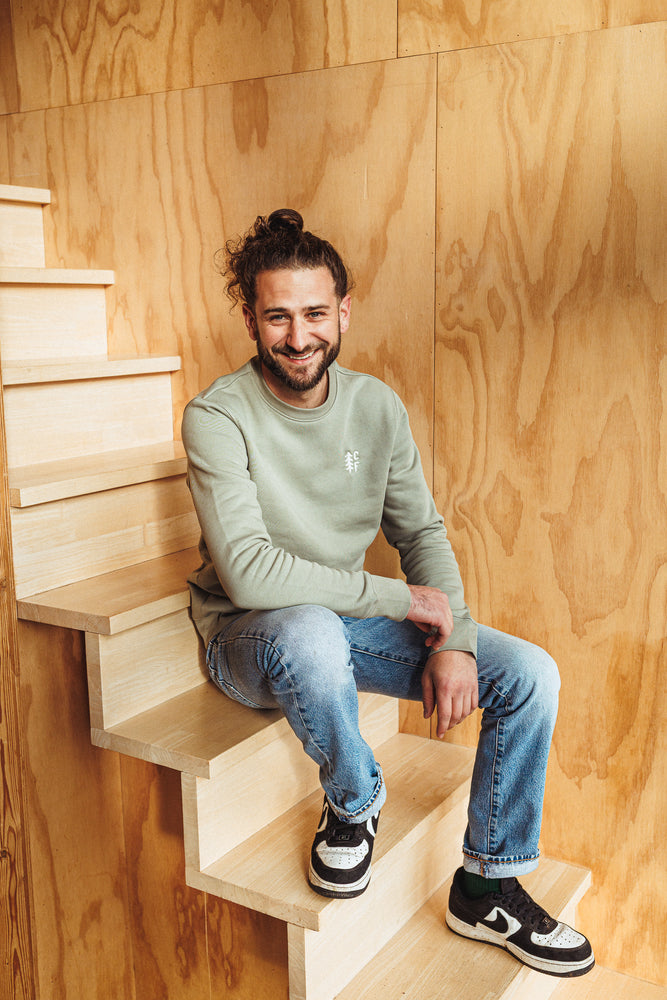 Crewneck CF Tree Almond