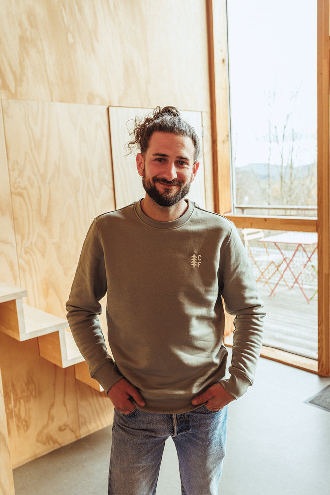 Crewneck CF Tree Almond