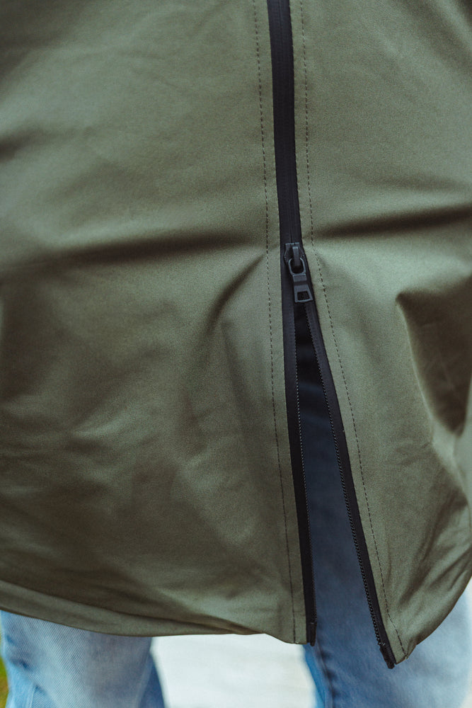 Long Jacket Sherpa Volcanic Sunset Khaki