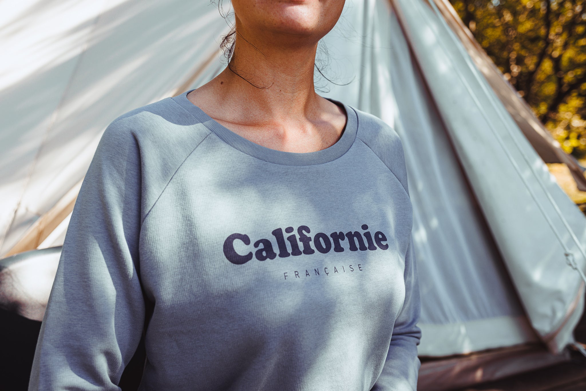 Women Crewneck Vintage Logo Lava Grey