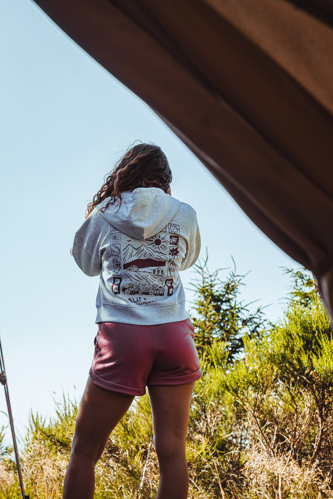 Women Zipped Hoodie Summer Memories