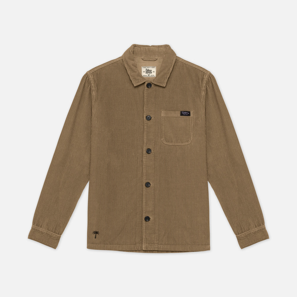 Corduroy Overshirt Camel