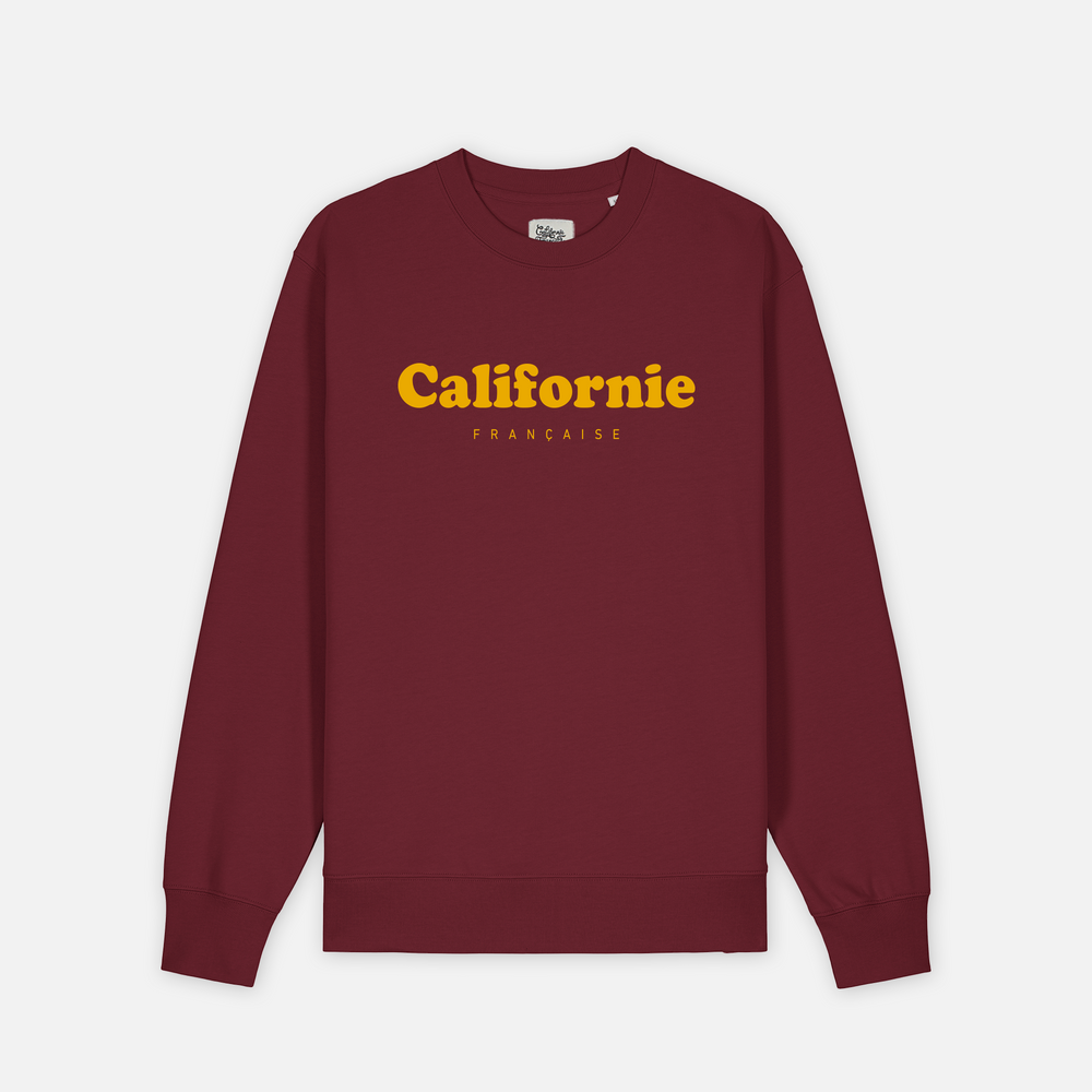 Crewneck Vintage Logo Burgundy