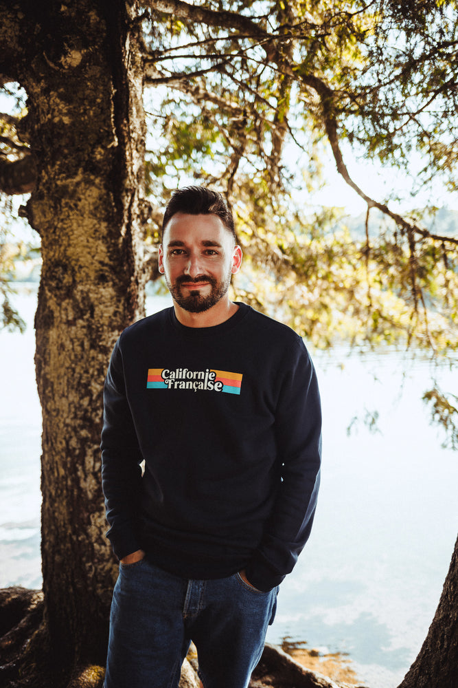 Crewneck Rainbow Navy