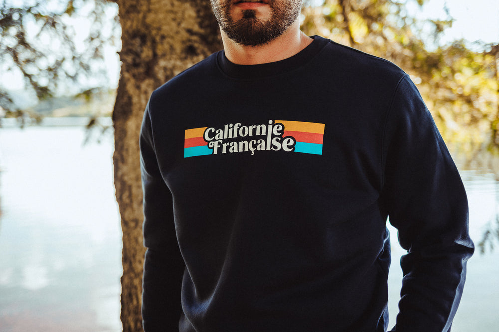 Crewneck Rainbow Navy