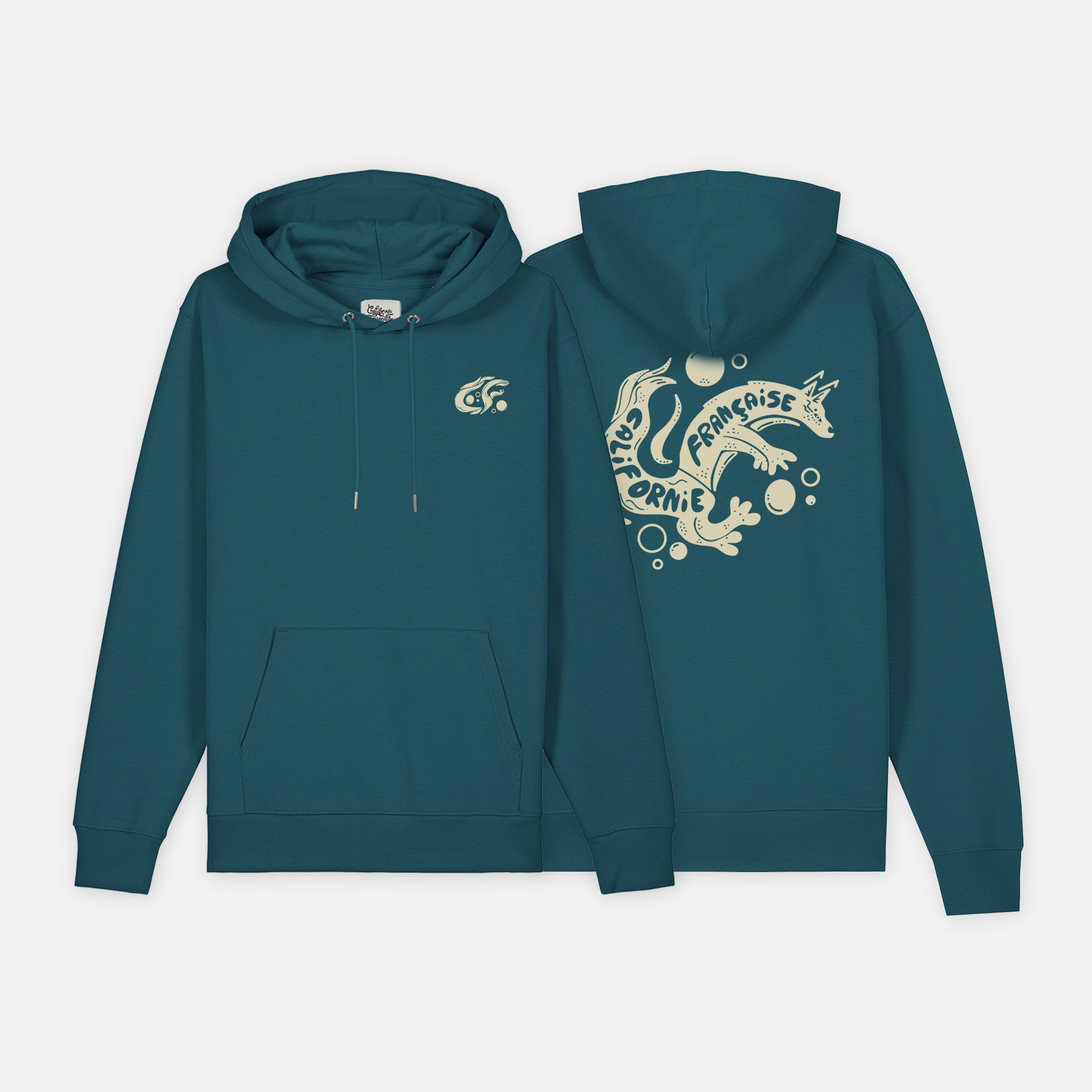 Hoodie Fox Cobalt