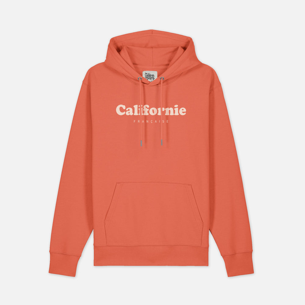 Hoodie Vintage Logo Coral Unisex