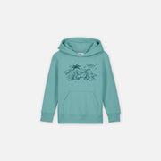 Kids Hoodie Chillin' Bear