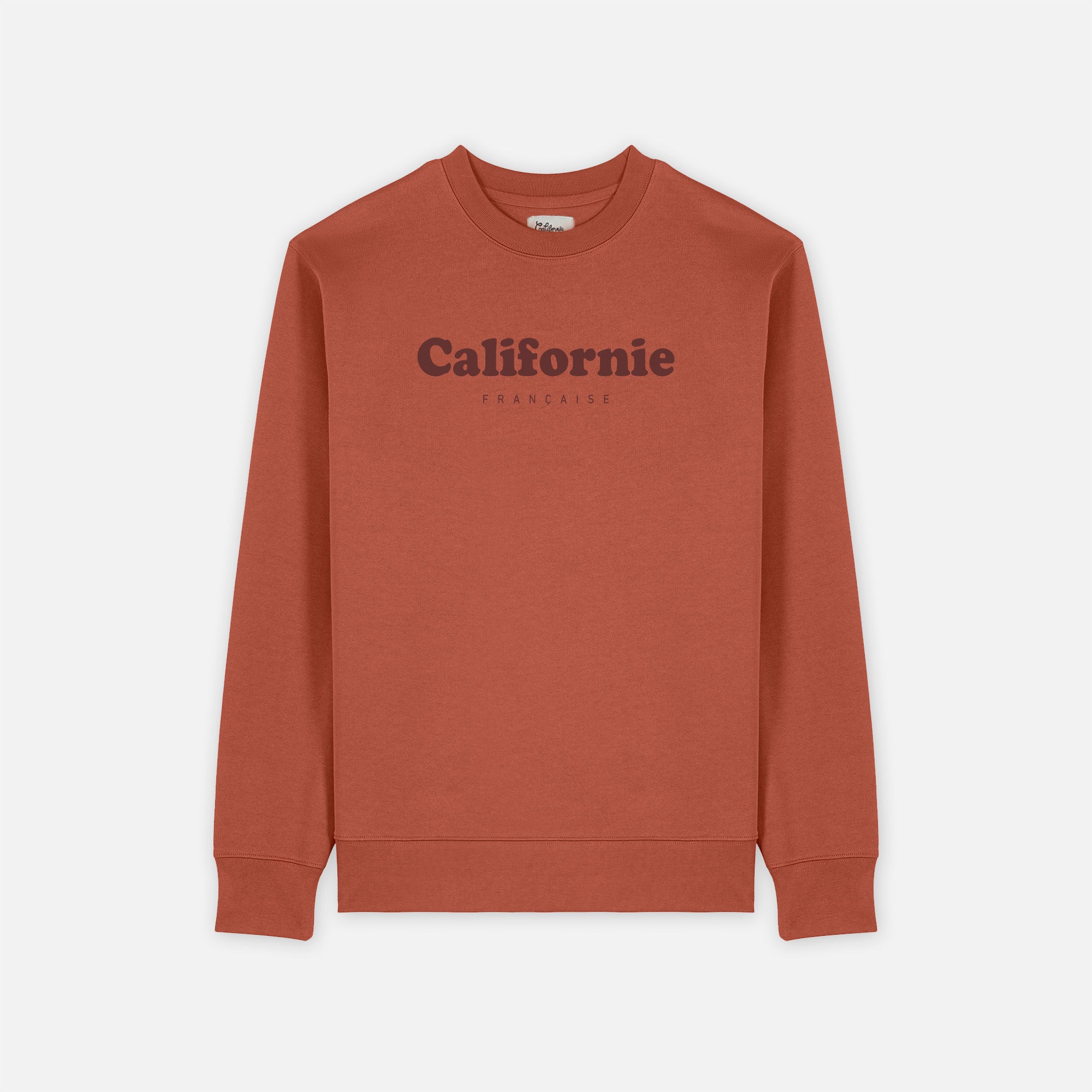 Crewneck Vintage Logo Rusty Brown