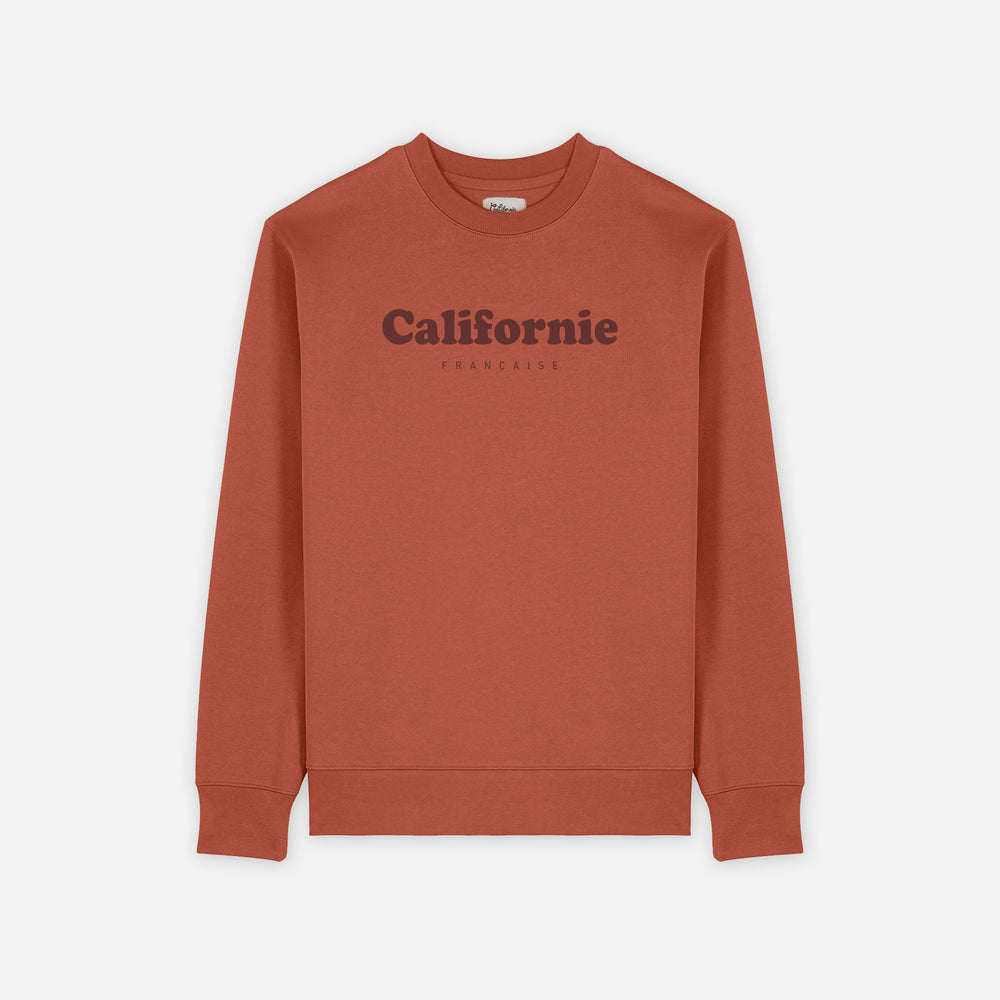 Crewneck Vintage Logo Rusty Brown