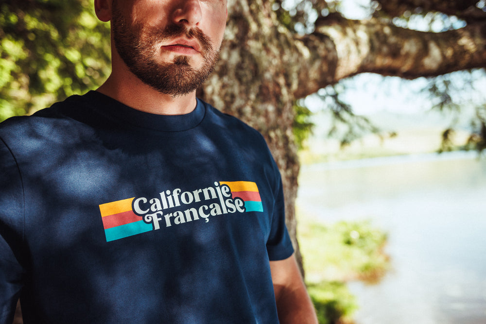 T-shirt Rainbow Navy
