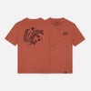 T-shirt Fox Rusty Brown