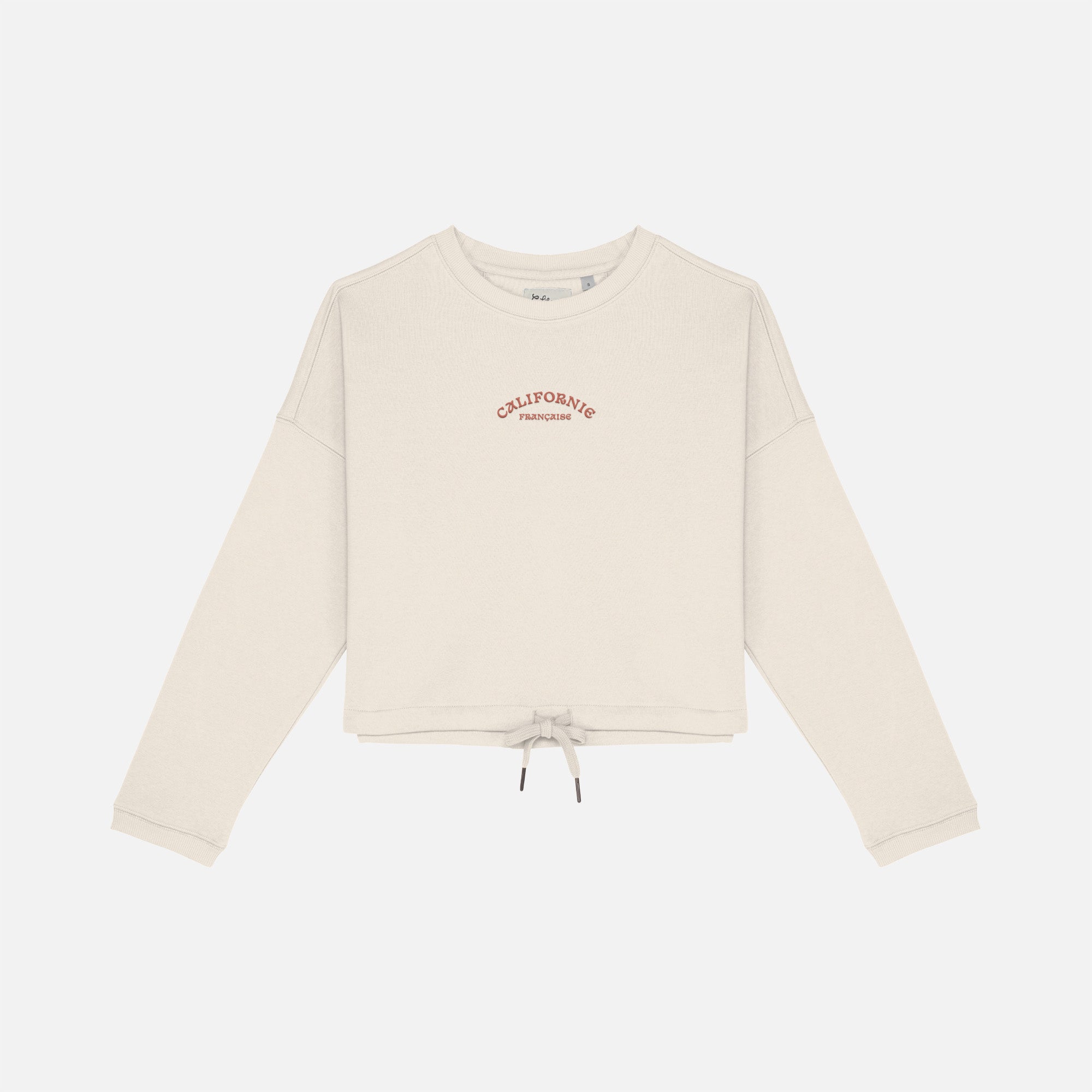 Women Crewneck Crop UFO logo
