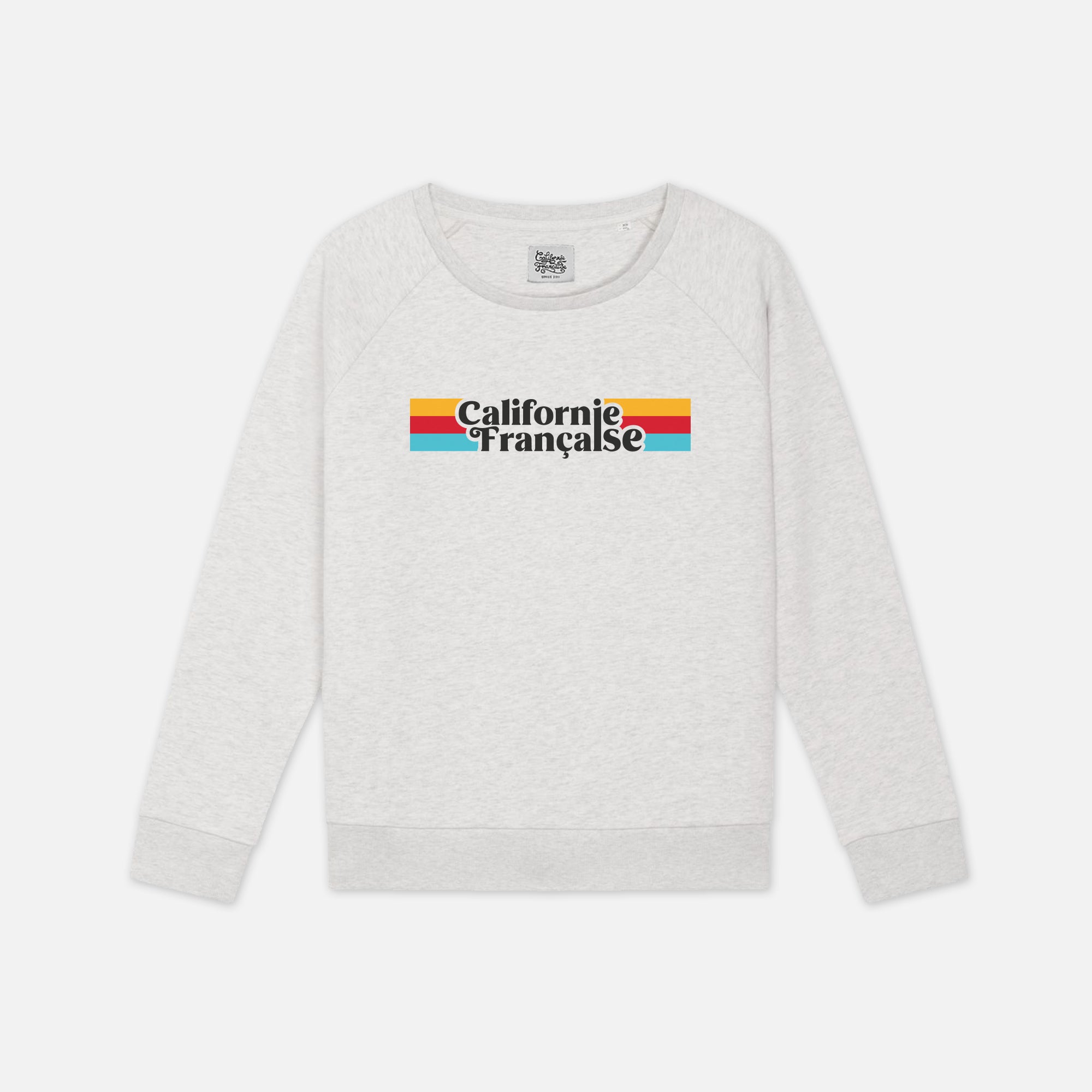 Women Crewneck Rainbow Light Gray