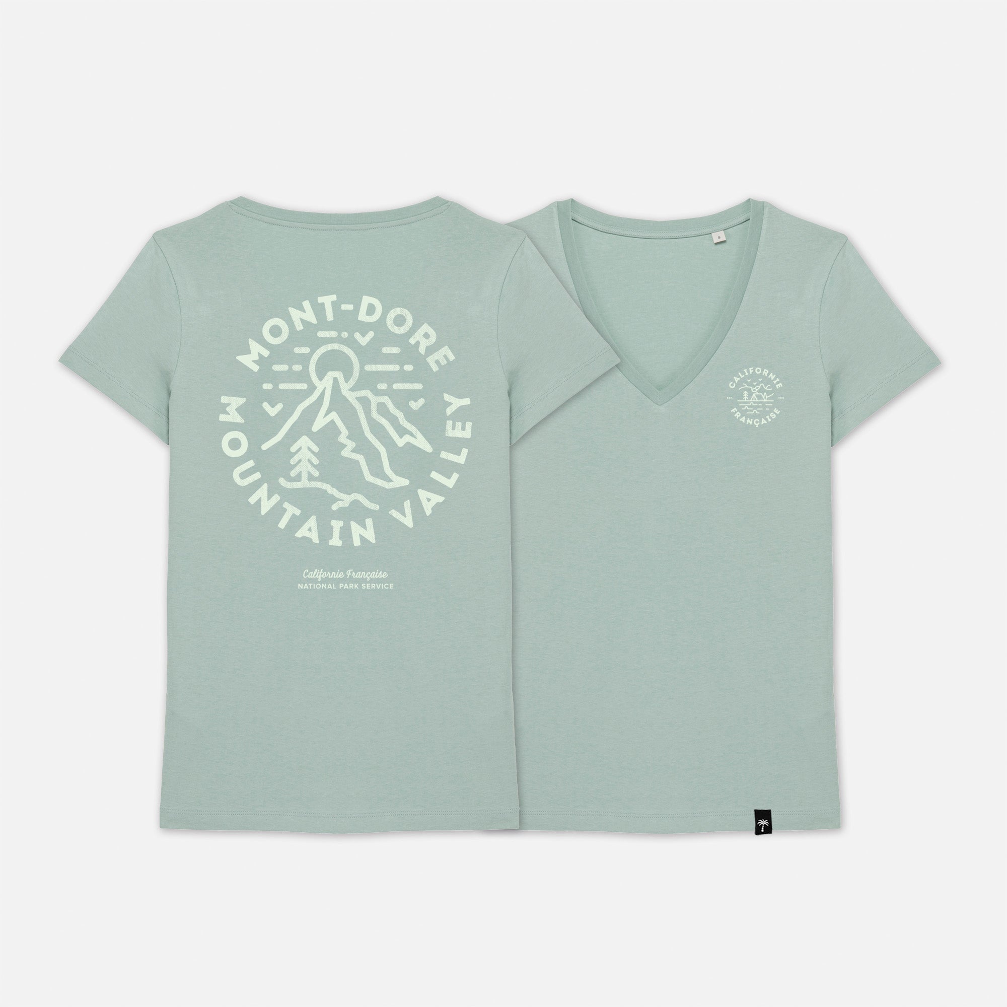 Women T-shirt NPS Mont-Dore V-Neck
