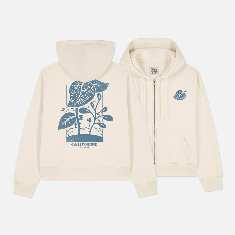 Women Zipped Hoodie Botanik