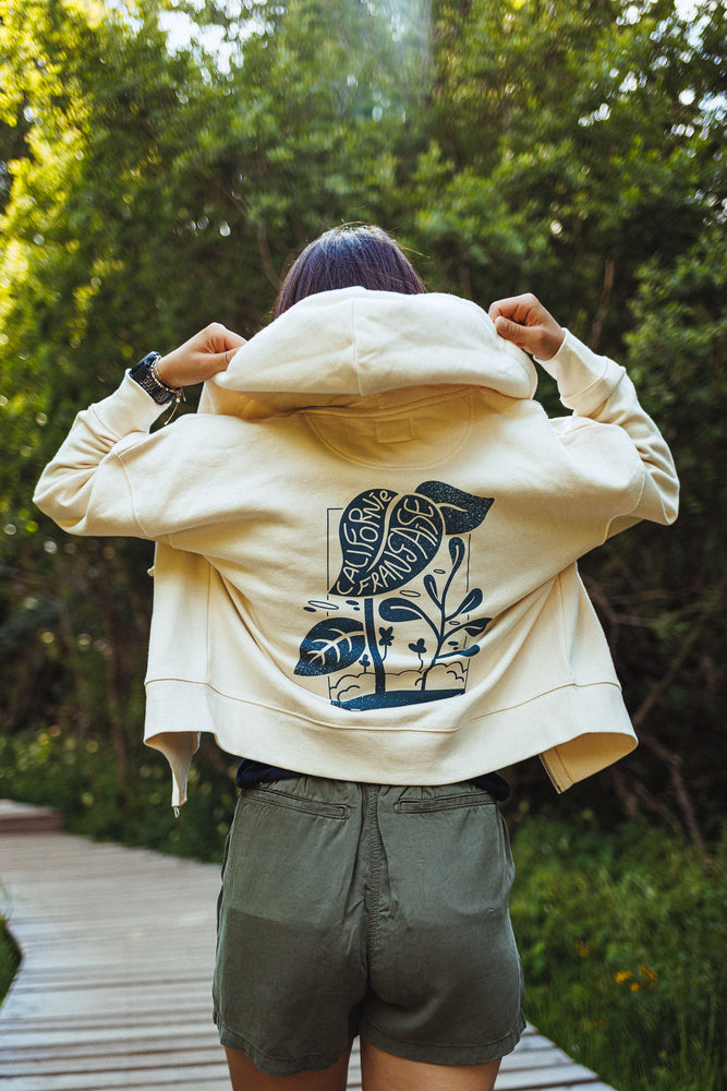 Women Zipped Hoodie Botanik