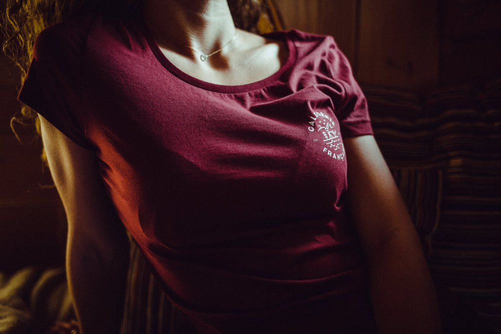 Women T-shirt NPS Burgundy