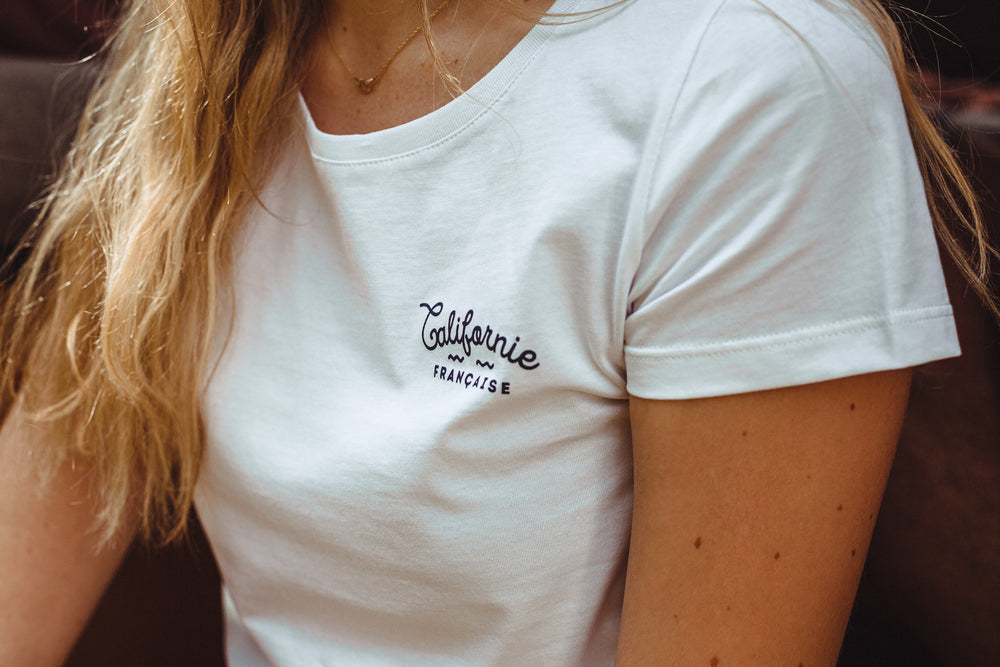 Women T-shirt 🇫🇷 Frenchy White