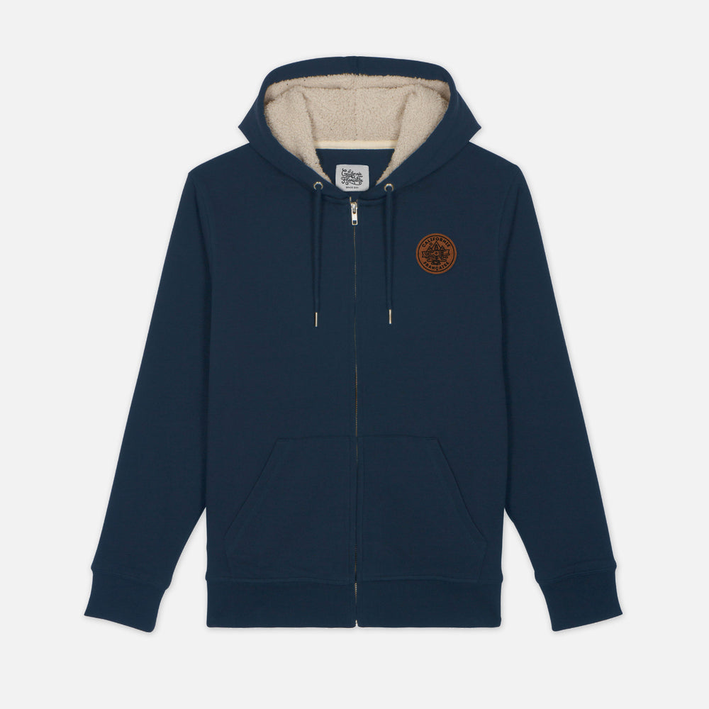Hoodie Sherpa Navy