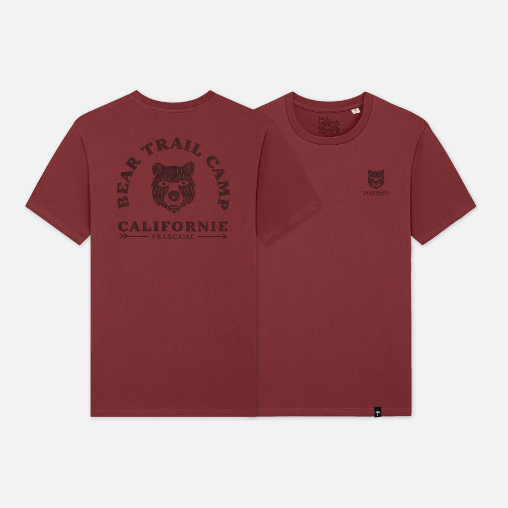 T-shirt Bear Trail Camp Burgundy