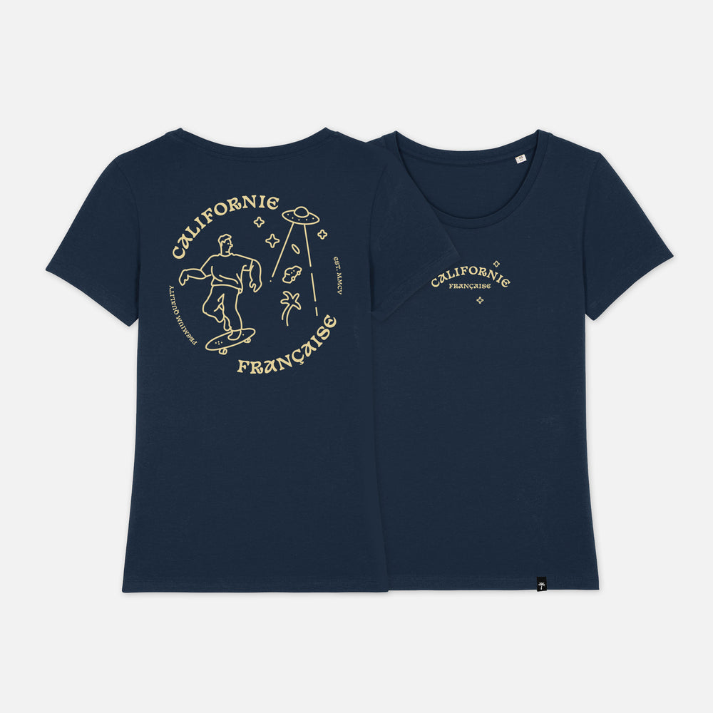 Women T-shirt UFO Navy